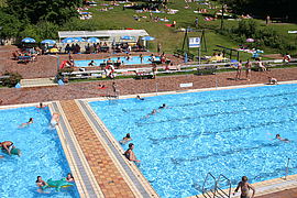 Beheiztes Freibad in Bischofsgrün